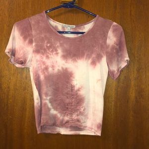 Tie dye Charlotte Russe crop top.